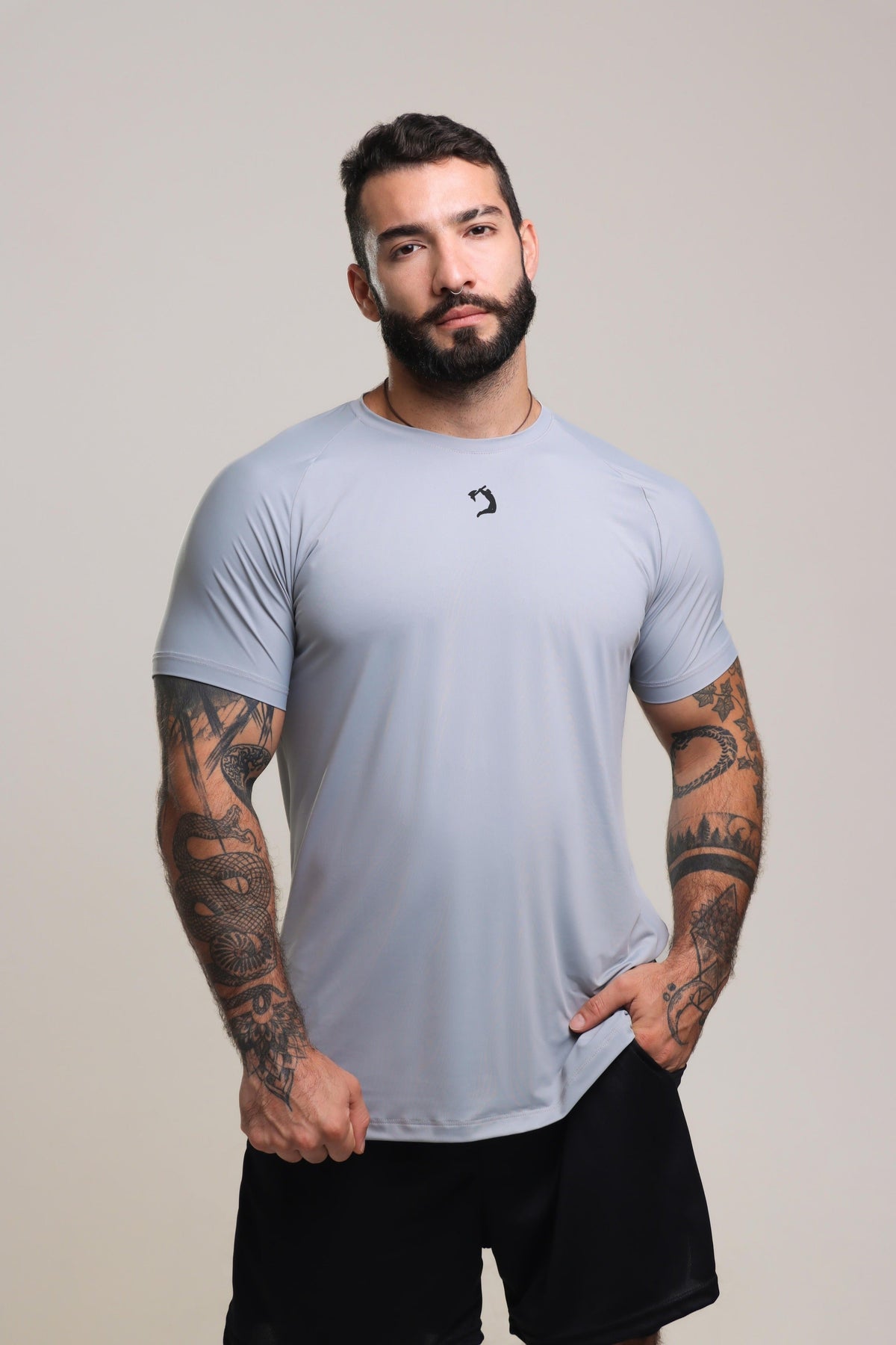 Camisa Poliamida Tech  - Cinza